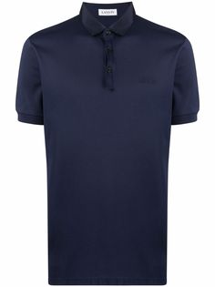 LANVIN рубашка поло с вышитым логотипом