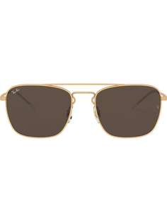 Ray-Ban солнцезащитные очки в квадратной оправе