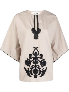 Bazar Deluxe блузка с вышивкой
