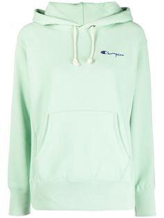 Champion худи с вышитым логотипом