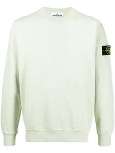 Stone Island толстовка с нашивкой-логотипом