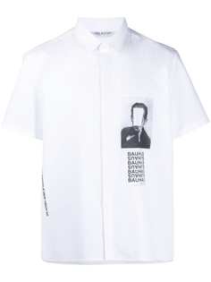 Neil Barrett рубашка Bauhaus с графичным принтом
