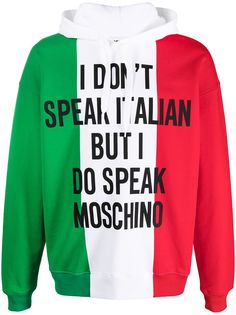 Moschino худи с логотипом