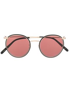 Oliver Peoples солнцезащитные очки Casson в круглой оправе