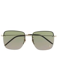 Saint Laurent Eyewear солнцезащитные очки в квадратной оправе