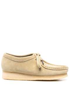 Clarks Originals лоферы Wallabee на шнуровке