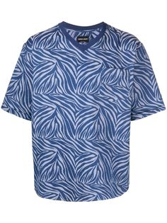 Giorgio Armani футболка с зебровым принтом