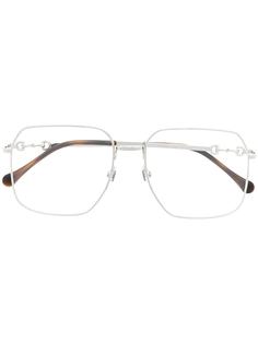 Gucci Eyewear очки с декором Horsebit