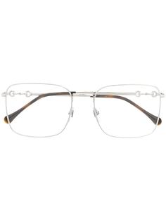 Gucci Eyewear очки с декором Horsebit