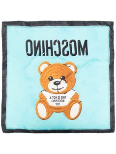 Moschino платок с принтом Teddy Bear