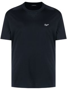 Ermenegildo Zegna футболка с вышитым логотипом