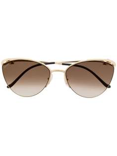Cartier Eyewear солнцезащитные очки в оправе кошачий глаз