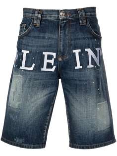 Philipp Plein джинсовые шорты Iconic Plein St. Tropez