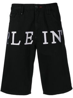 Philipp Plein джинсовые шорты с логотипом