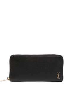 Saint Laurent кошелек из зернистой кожи