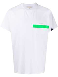 Mackintosh футболка с контрастной полоской