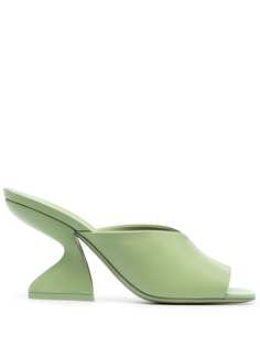 Salvatore Ferragamo мюли на скульптурном каблуке