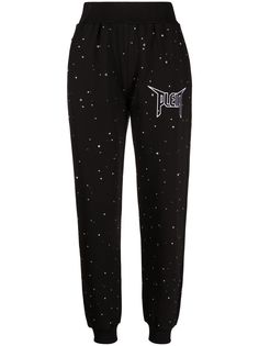 Philipp Plein спортивные брюки с вышитым логотипом