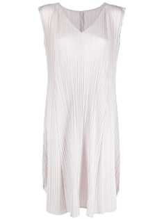 Pleats Please Issey Miyake плиссированное платье-трапеция