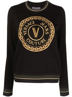 Versace Jeans Couture джемпер с логотипом V-Emblem