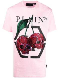 Philipp Plein футболка с принтом Skull