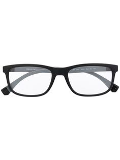 Emporio Armani очки в квадратной оправе с логотипом
