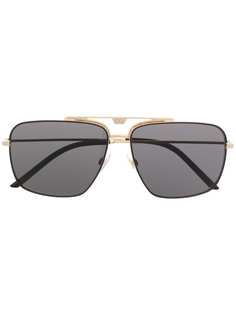 Dolce & Gabbana Eyewear солнцезащитные очки в квадратной оправе с двойным мостом