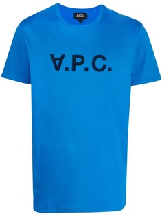 A.P.C. футболка с логотипом