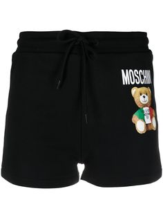 Moschino спортивные шорты Teddy Bear с логотипом