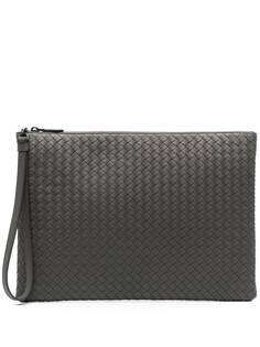 Bottega Veneta клатч с плетением Intrecciato