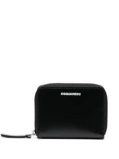 Dsquared2 кошелек с круговой молнией и логотипом