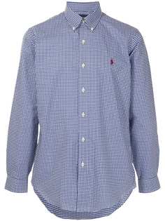 Polo Ralph Lauren рубашка в клетку с вышивкой Polo Pony