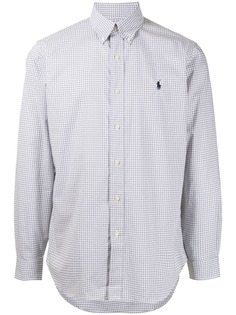 Polo Ralph Lauren рубашка в клетку с вышивкой Polo Pony
