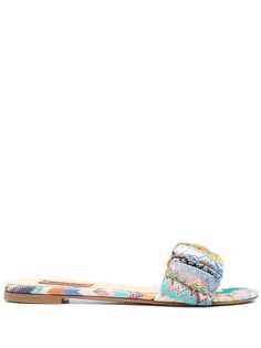 Missoni сандалии с узором зигзаг