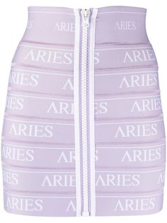 Aries юбка с завышенной талией и логотипом