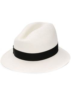 Borsalino соломенная шляпа с узкими полями
