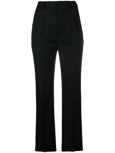 Saint Laurent строгие брюки с завышенной талией