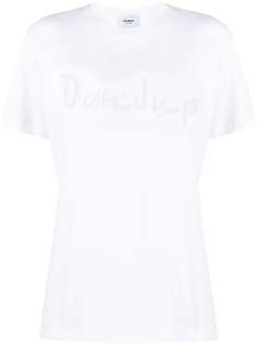 Dondup футболка с вышитым логотипом
