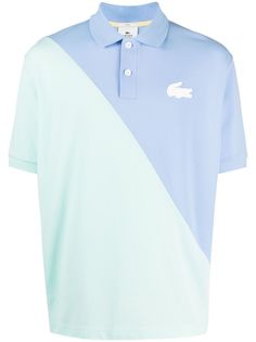 Lacoste рубашка поло в стиле колор-блок