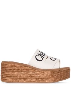 Chloé босоножки Woody 70