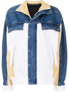 Alexander Wang джинсовая куртка в стиле колор-блок