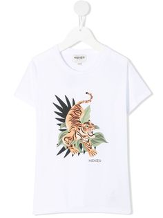 Kenzo Kids футболка с принтом