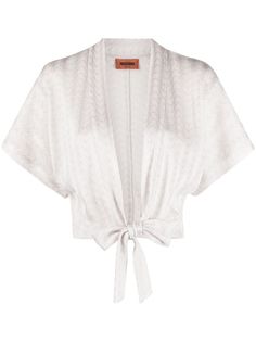 Missoni трикотажный топ с завязками