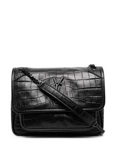 Saint Laurent сумка на плечо Niki с тиснением