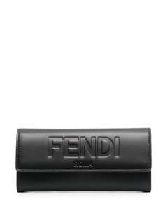 Fendi кошелек с тисненым логотипом