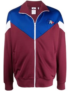 Puma куртка в стиле колор-блок с логотипом
