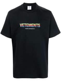 VETEMENTS футболка с логотипом
