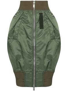 Sacai юбка свободного кроя