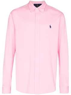 Polo Ralph Lauren рубашка с нашивкой-логотипом
