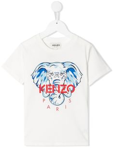 Kenzo Kids футболка с принтом